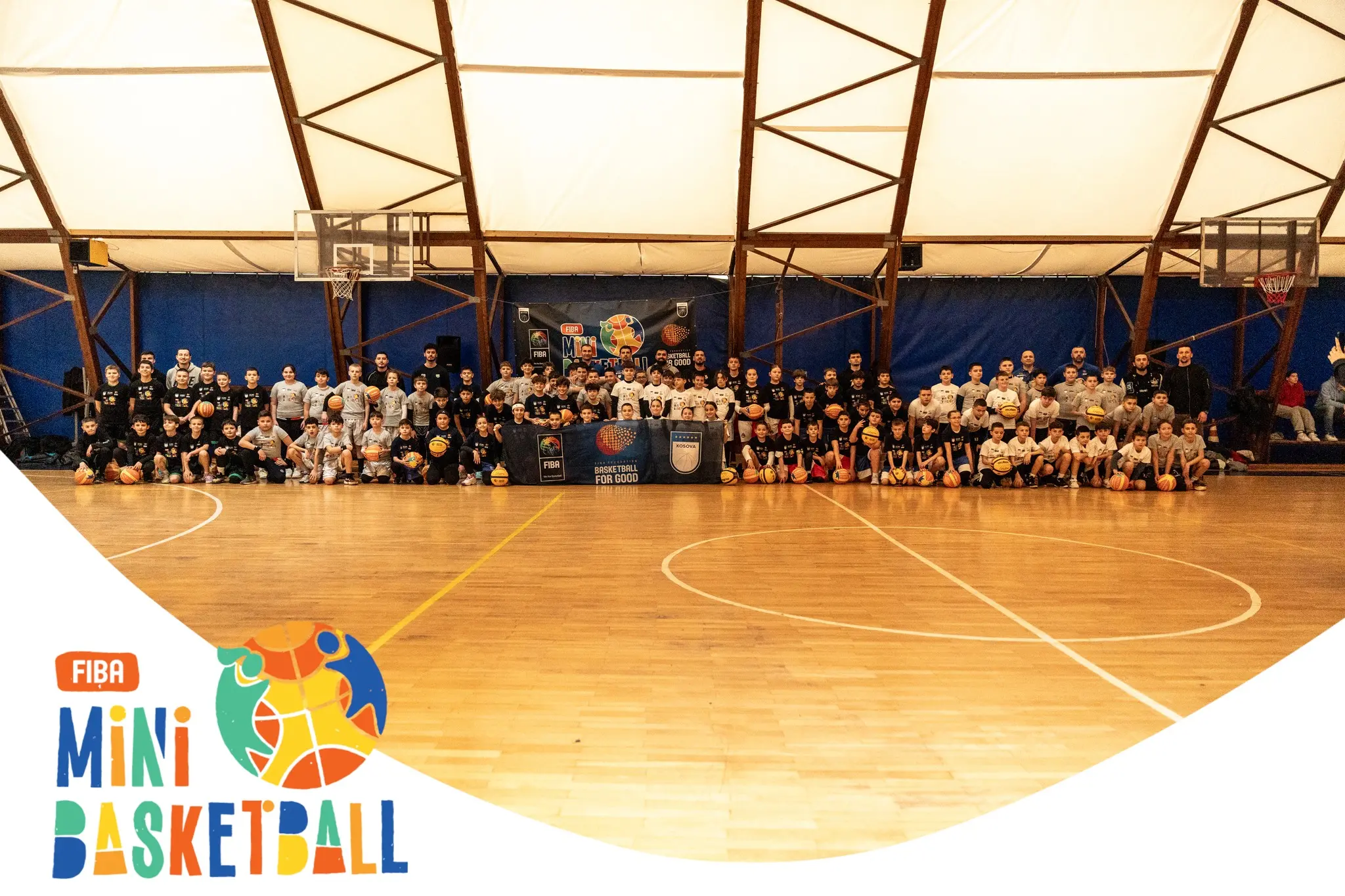 Mbahet Festivali i Minibasketbollit, ku bashkohen qindra fëmijë